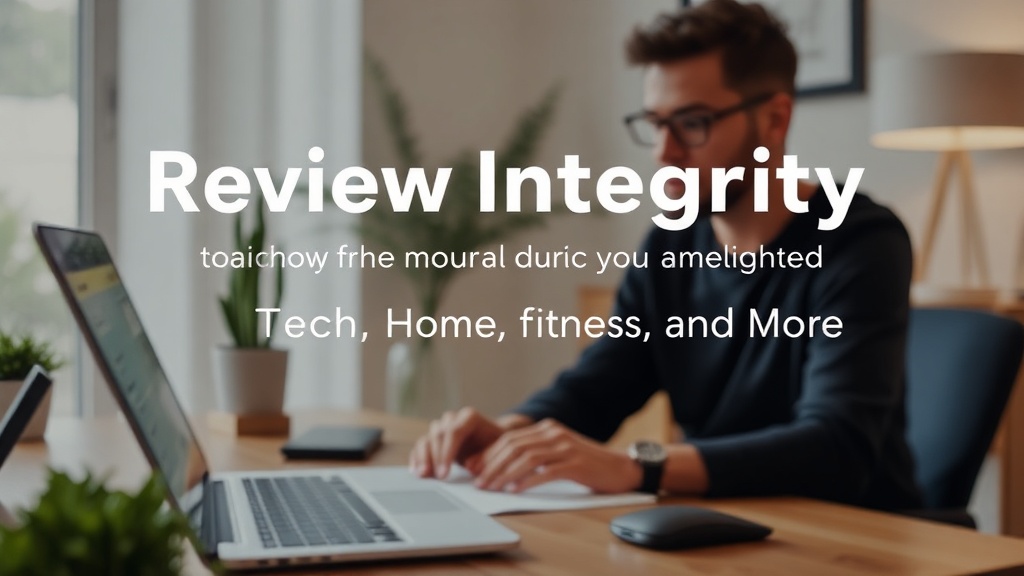 Review Integrity for Tech, Home, Fitness, and More